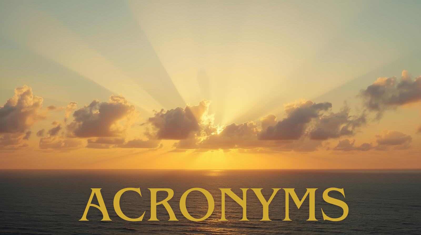 Acronyms